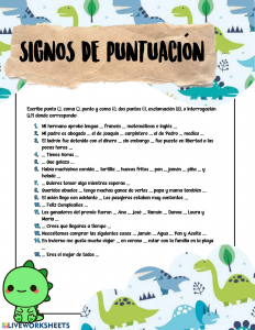 Signos De Puntuación: Materiales Para Usarlos Adecuadamente