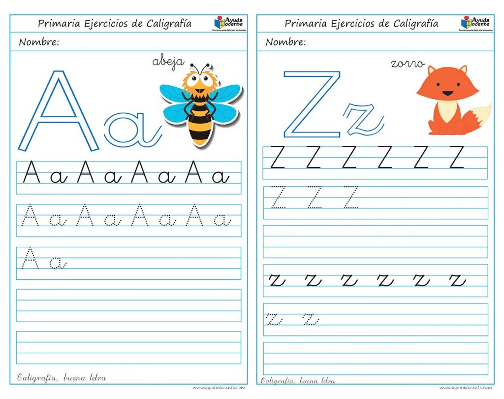 Cuaderno para Practicar Lettering: Libreta para Practicar Lettering a Mano  para Niños o Adultos, 4 Plantillas para Práctica de Caligrafía Creativa