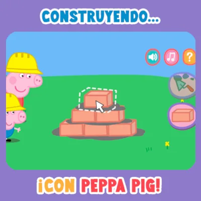 Juego de Construir la Casa con Peppa Pig